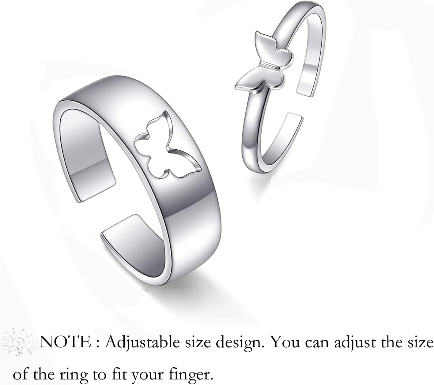 Adjustable Rings Set-2Pcs For Men/Women And lovers