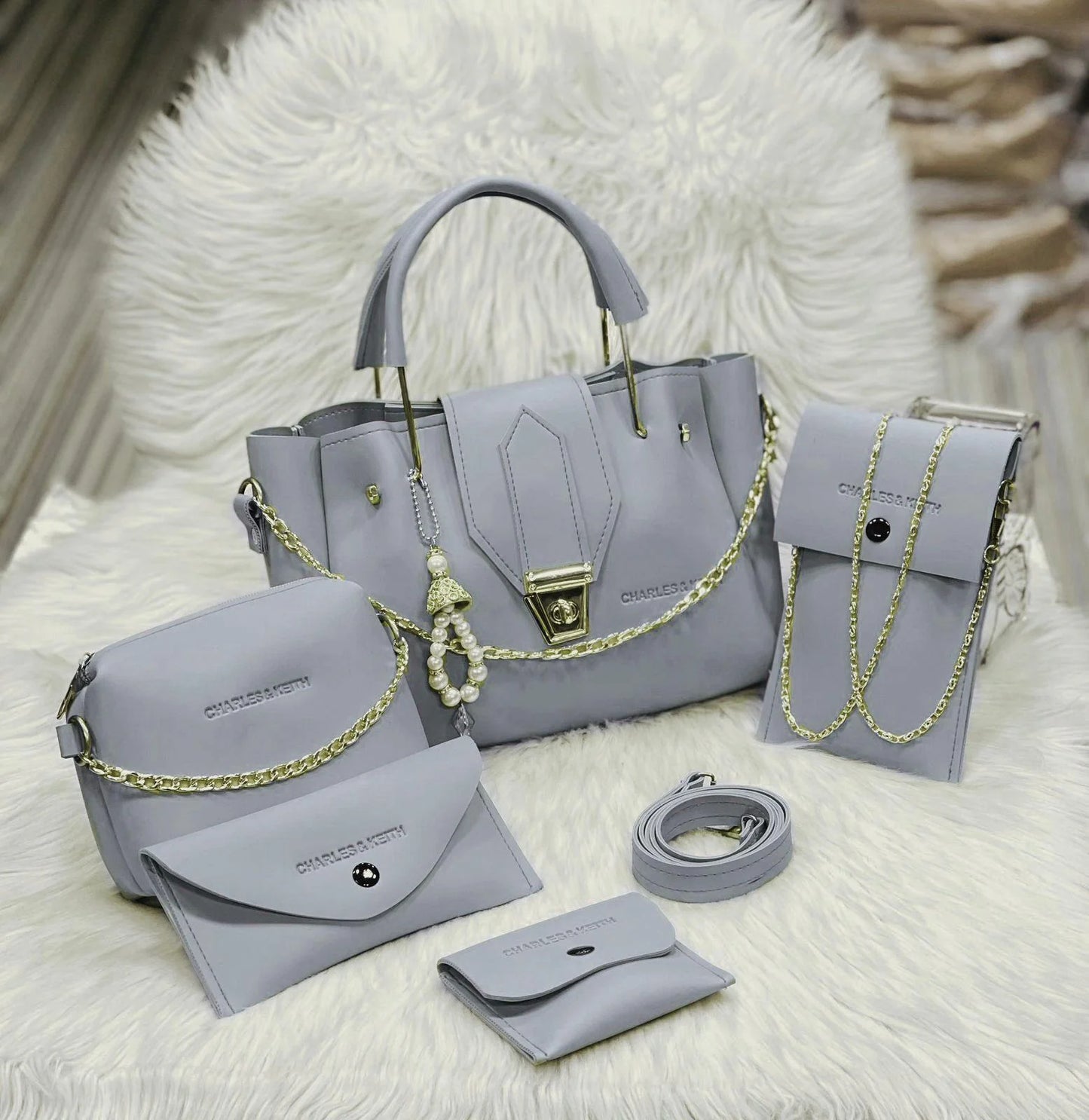 Premium Chain-5 Pcs Hand Bag Set