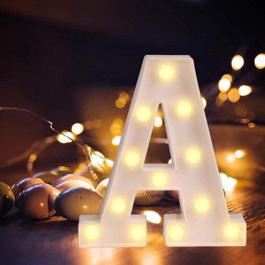 LED Battery Operated Alphabet