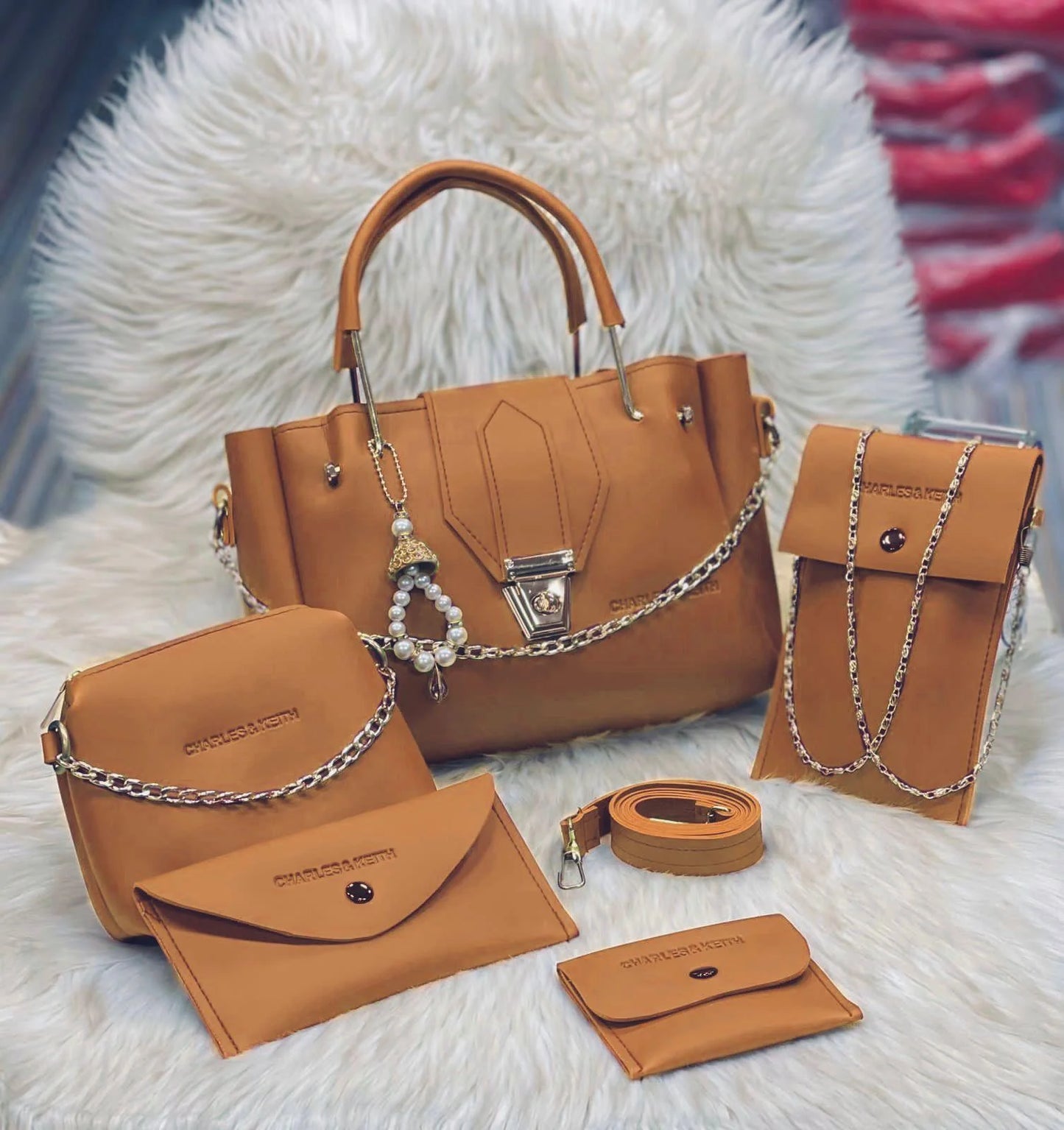 Premium Chain-5 Pcs Hand Bag Set