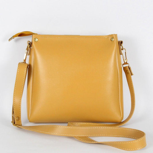 Women's Plain Rexine Hand Bag