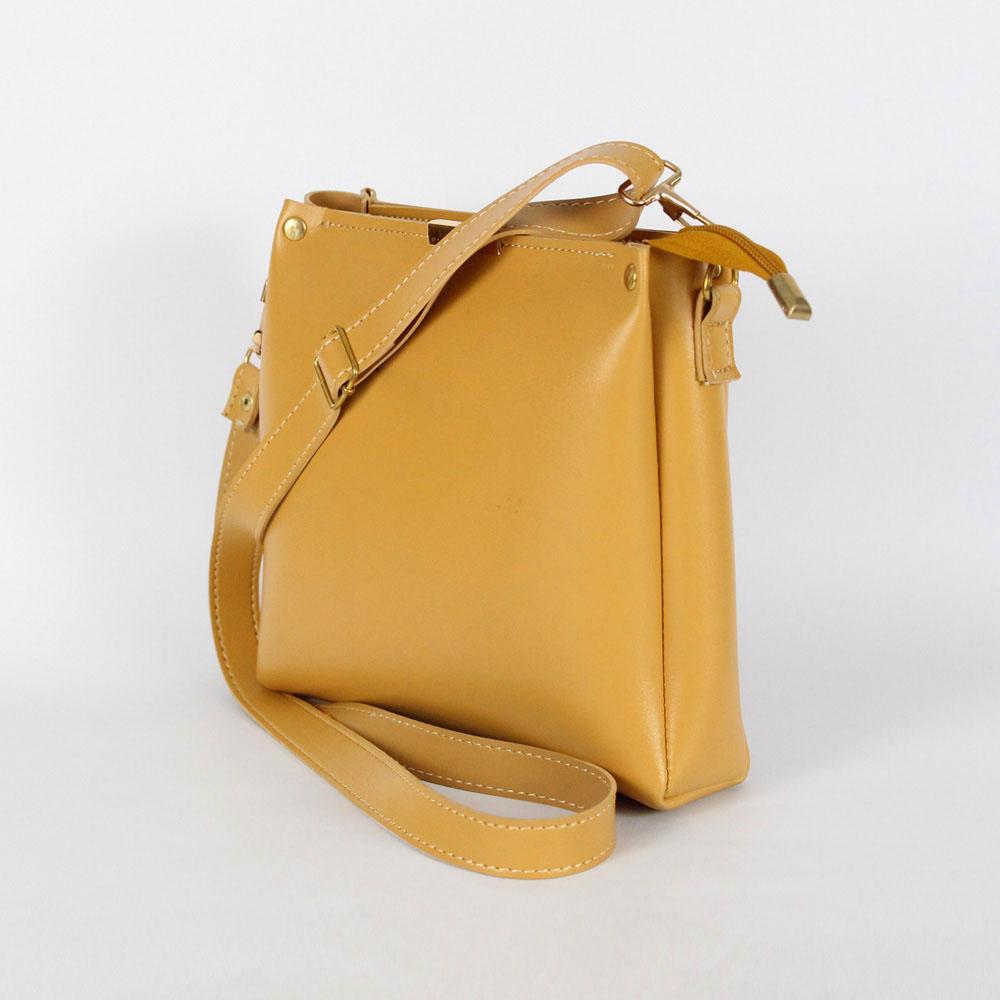 Women's Plain Rexine Hand Bag