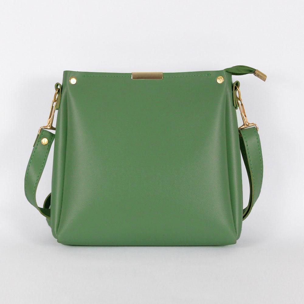Women's Plain Rexine Hand Bag
