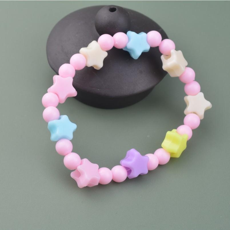 Children Bracelet Acrylic Cartoon Decorations Cute Jewelry Die Beaded Gift Box 12 Pcs