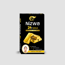 Pack Of 3:Nizwa menthol shampoo,Face Wash,24k Gold Face Wash Sachet