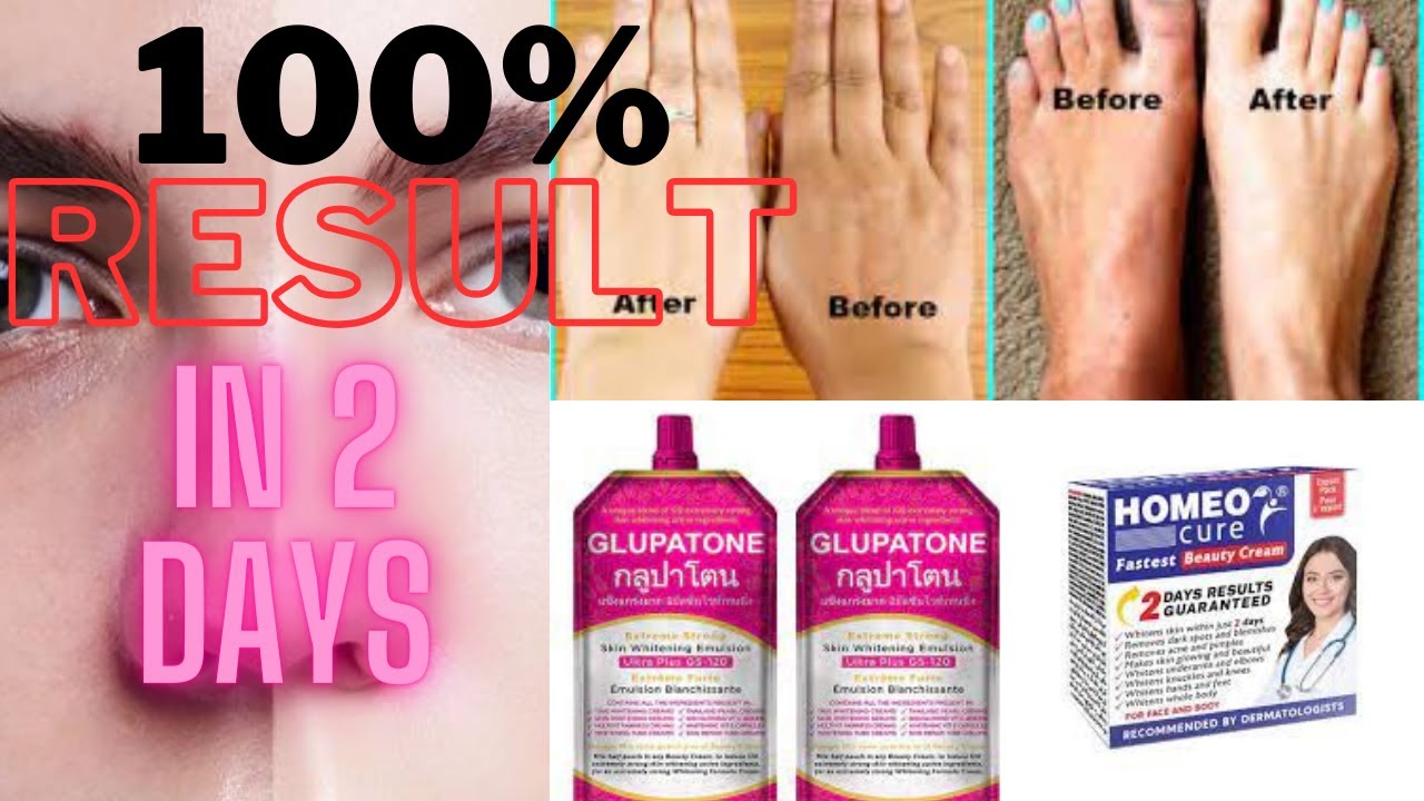 Glupatone Extreme Strong Emulsion with Homeo Cure Beauty Cream (Pack of 2)