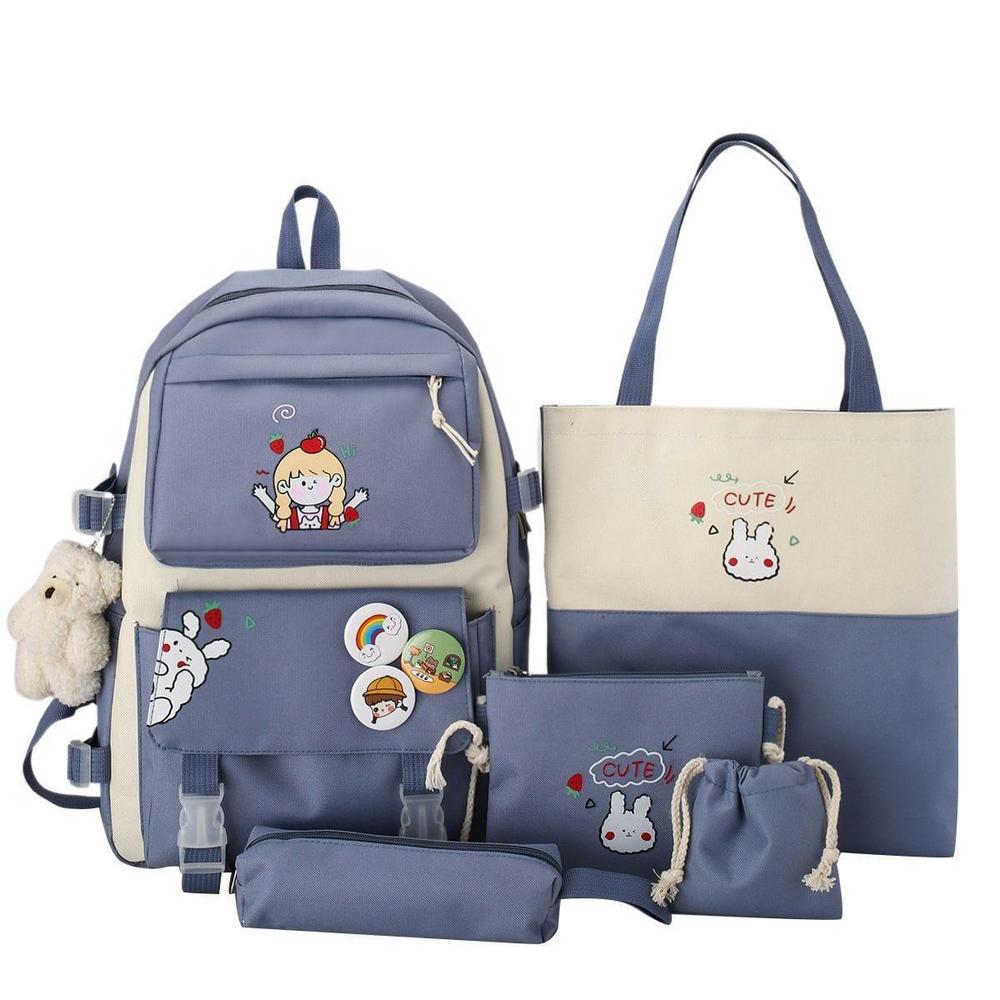 4 Pcs Backpack Set