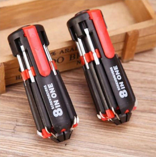 8 in 1 Screwdrivers With Torch - AZ Mart