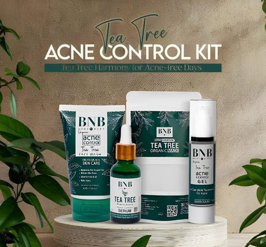 BNB Organic Tea Tree Acne Control Facial Kit