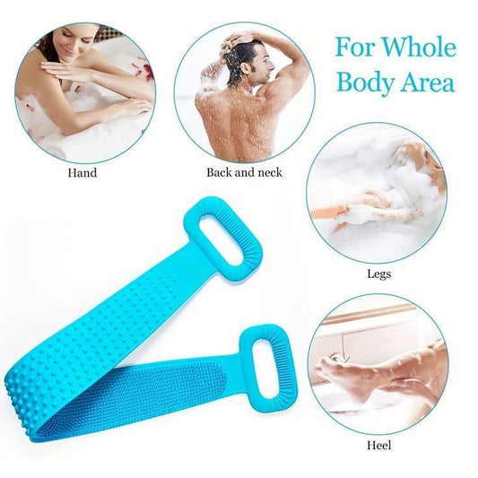 Body Wash Silicone Bath Scrubber Belt