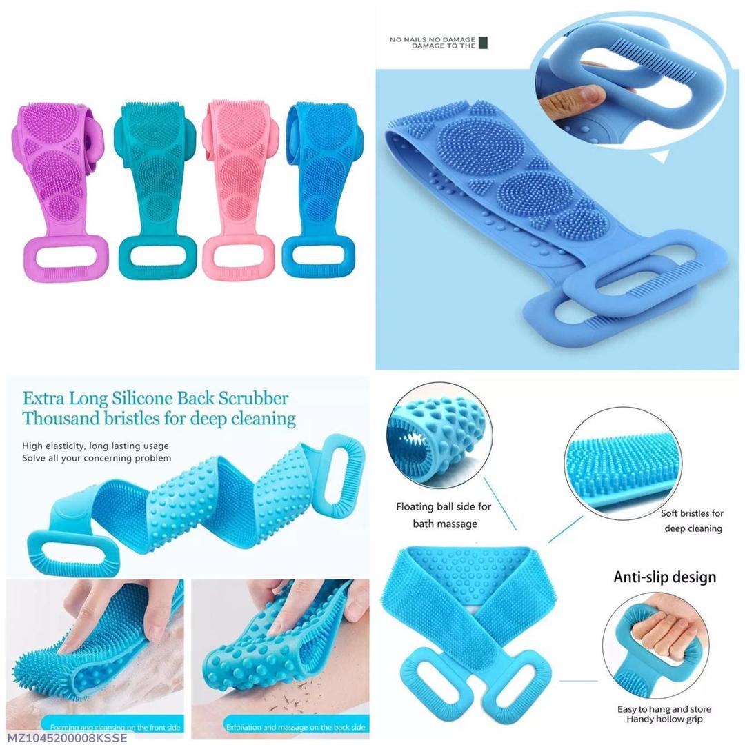 Body Wash Silicone Bath Scrubber Belt
