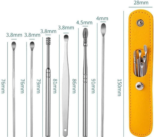 Ear Cleaning Tools Kit With Hair Brush - AZ Mart