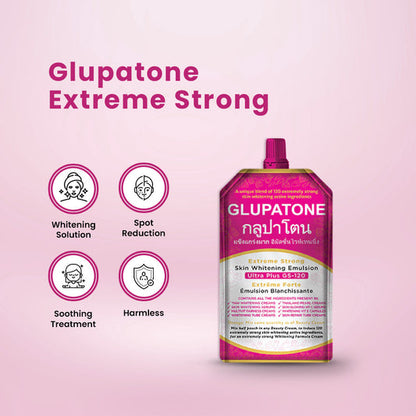 Glupatone Extreme Strong Emulsion with Homeo Cure Beauty Cream (Pack of 2)