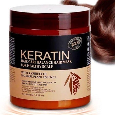 Keratin Hair Mask Strengthen and Revitalize for Silky Smoothness