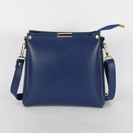 Women's Plain Rexine Hand Bag
