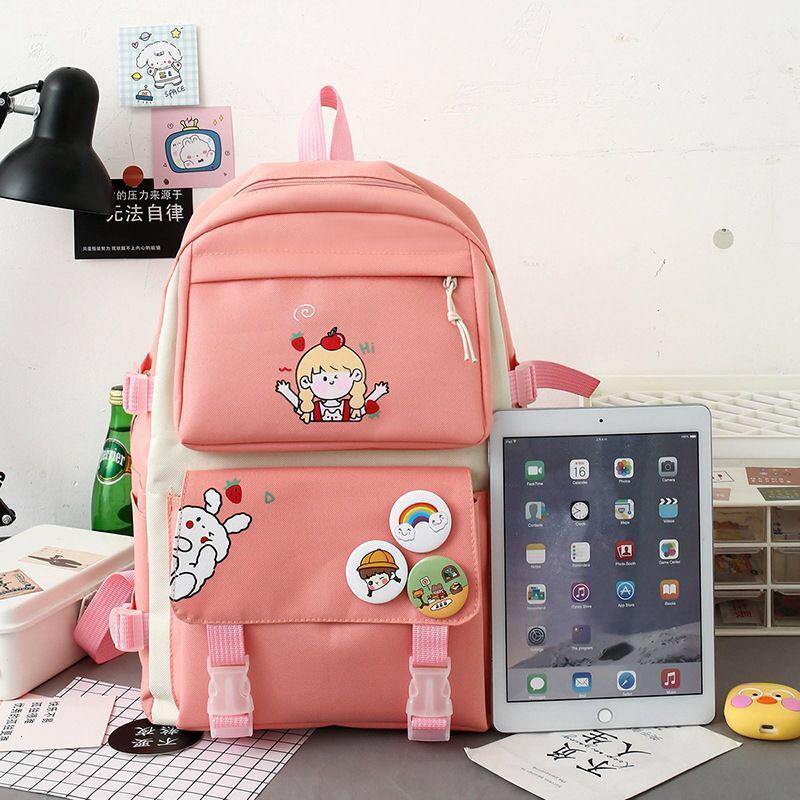 4 Pcs Backpack Set