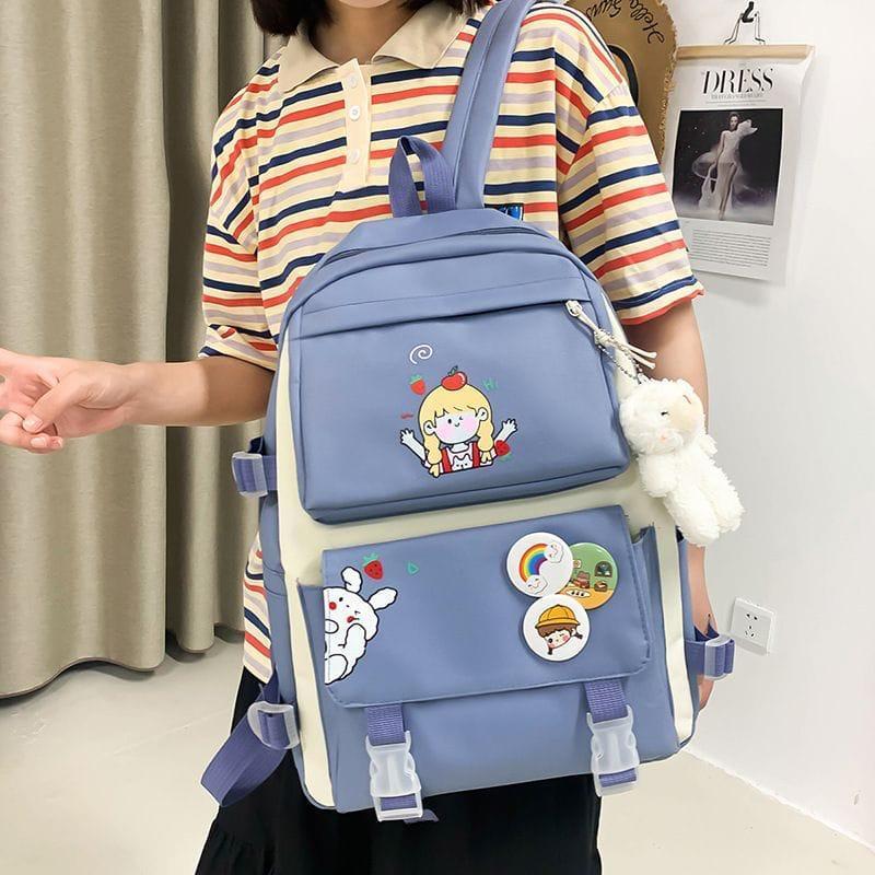 4 Pcs Backpack Set