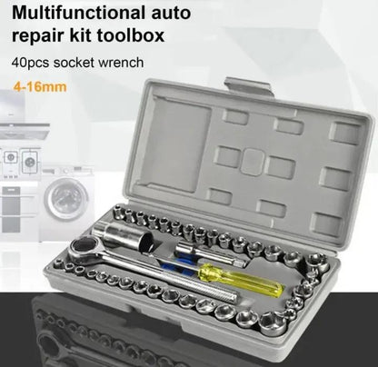 40 PCS Socket Wrench - AZ Mart