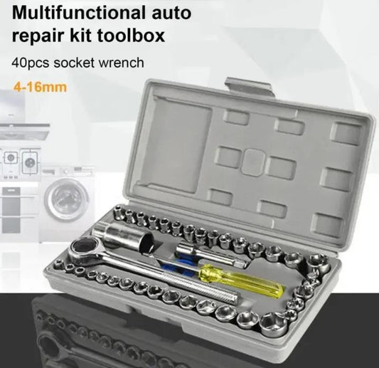 40 PCS Socket Wrench - AZ Mart