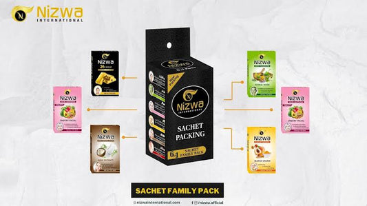 Nizwa 6 in 1 Sachet Family Pack Complete Facial Kit