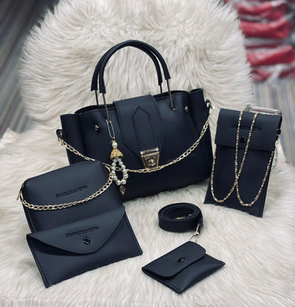 Premium Chain-5 Pcs Hand Bag Set