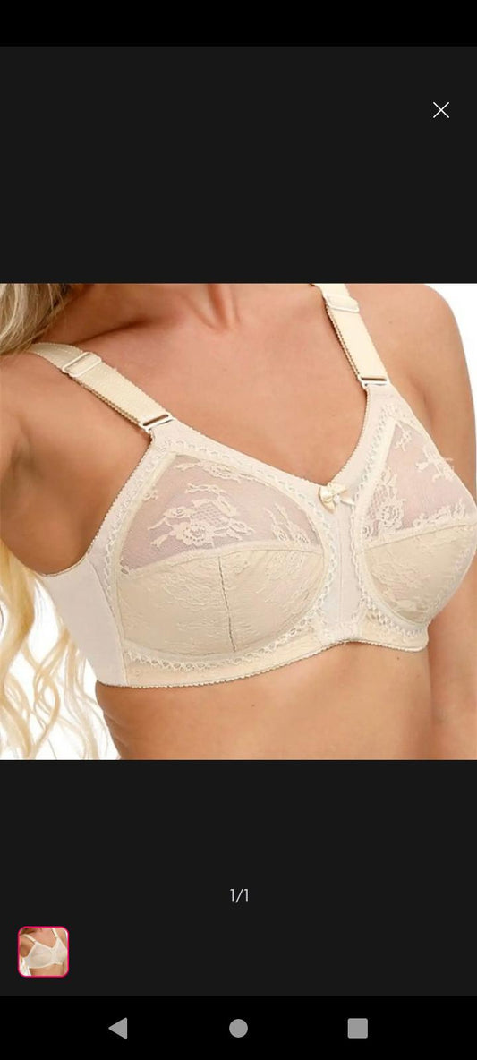 Cotton Embroidered Comfortable And Breathable Non-Padded Bra|Sexy Bra|New For Women