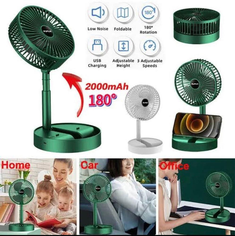 Portable Rechargeablle Fan - AZ Mart