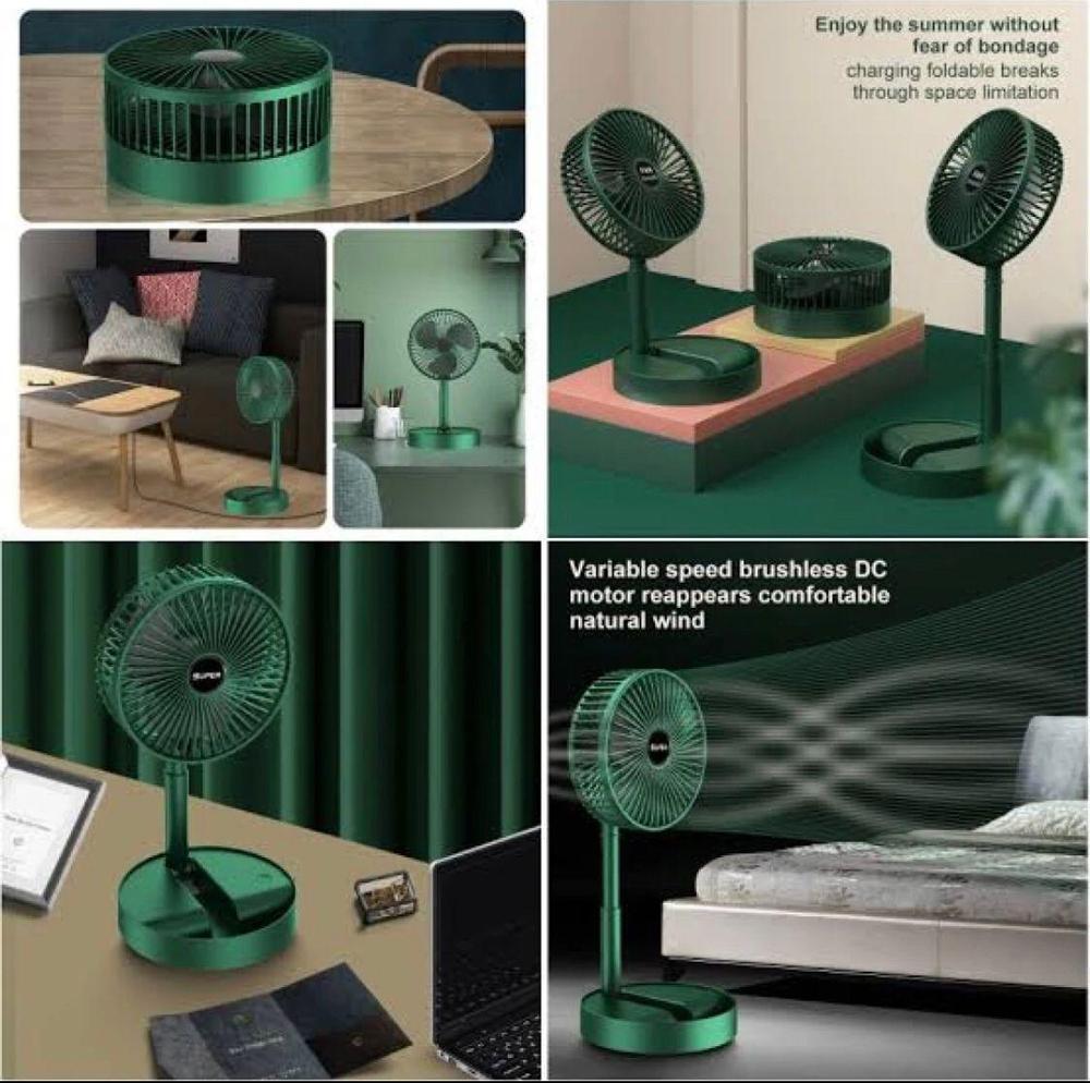 Portable Rechargeablle Fan - AZ Mart