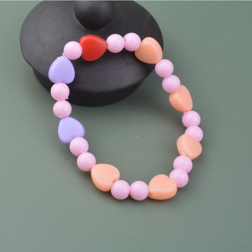 Children Bracelet Acrylic Cartoon Decorations Cute Jewelry Die Beaded Gift Box 12 Pcs
