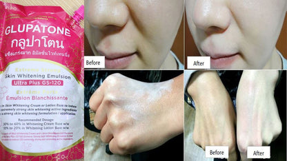 Glupatone Extreme Strong Emulsion with Homeo Cure Beauty Cream (Pack of 2)