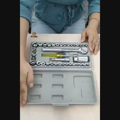 40 PCS Socket Wrench