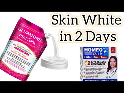 Glupatone Extreme Strong Emulsion with Homeo Cure Beauty Cream (Pack of 2)